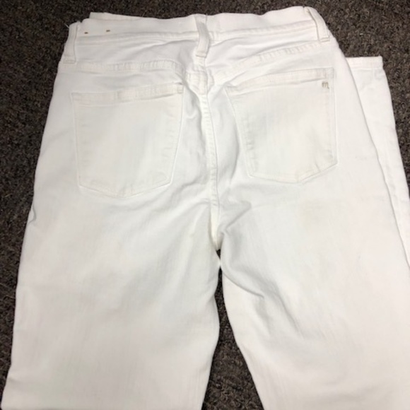 Madewell 9" High Riser Size 27T Skinny White Jeans - Picture 2 of 6